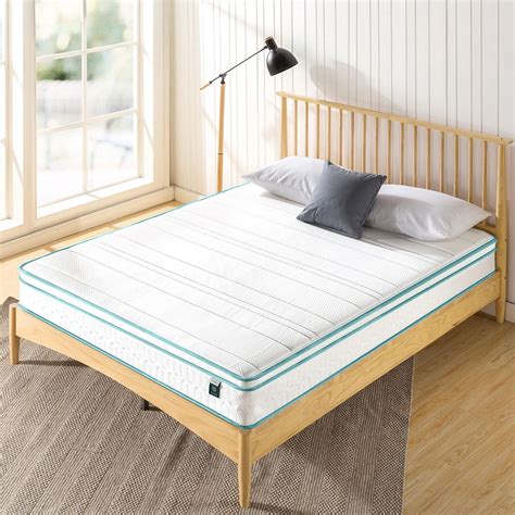 This makes them ideal for relieving pressure from your spine and joints while you sleep. Zinus 8 Inch Memory Foam Spring Hybrid Mattress / Euro Top ...