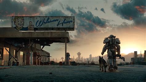 Hd Wallpaper Fallout Fallout 4 Dogmeat Fallout Power Armor