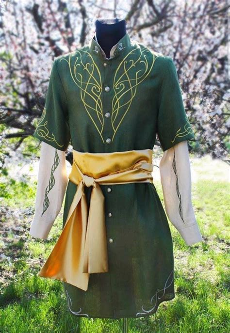 Male Fairy Outfit Elven Costume Fantasy Clothing Clothes