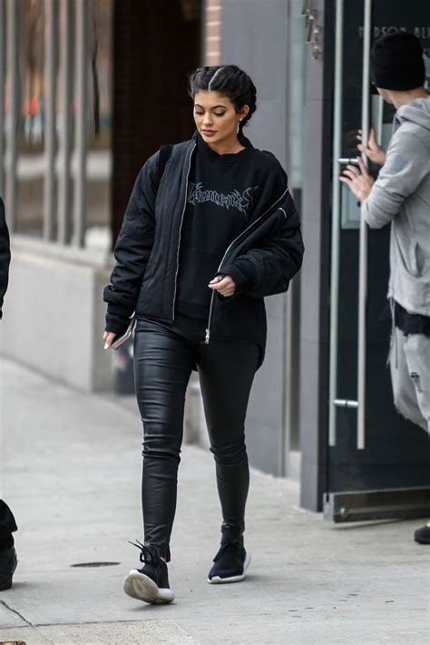 Kylie Jenner Street Style Out In New York City February 2016