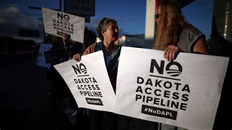 Trump Dakota Access Pipeline Stock Raises Concerns Cbs News