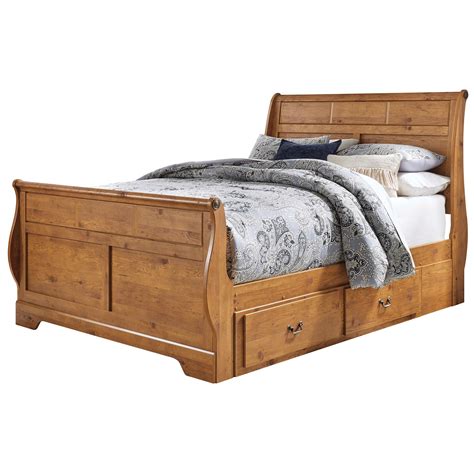 Signature Design By Ashley Bittersweet Queen Sleigh Bed With Under Bed