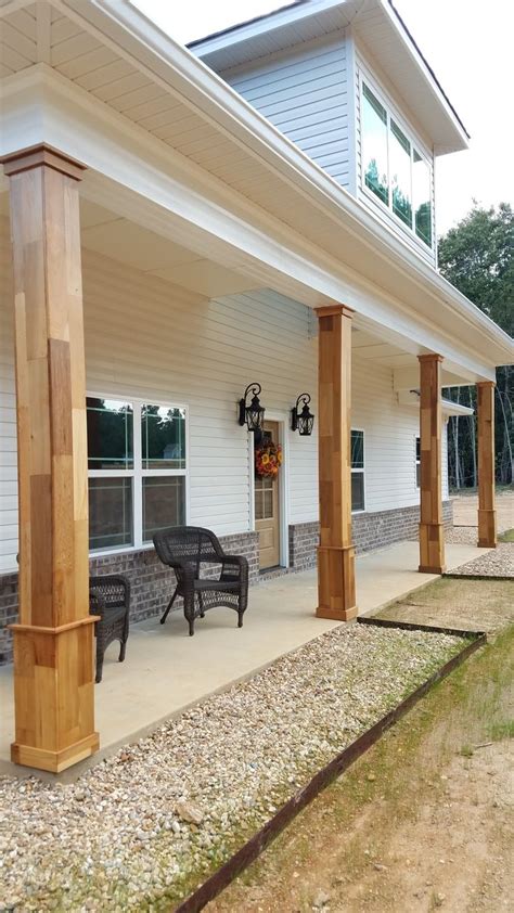 2030 Wood Post For Front Porch