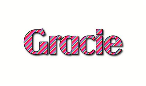 Gracie Лого Бесплатный инструмент для дизайна имени от Flaming Text