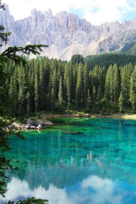 Turquoise Lake South Tyrol Italy Places To Travel Beautiful