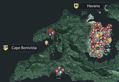 Assassins Creed Black Flag Map Map Genie