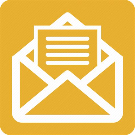 Campaigns Email Email Marketing Mail Marketing Square Yellow Icon