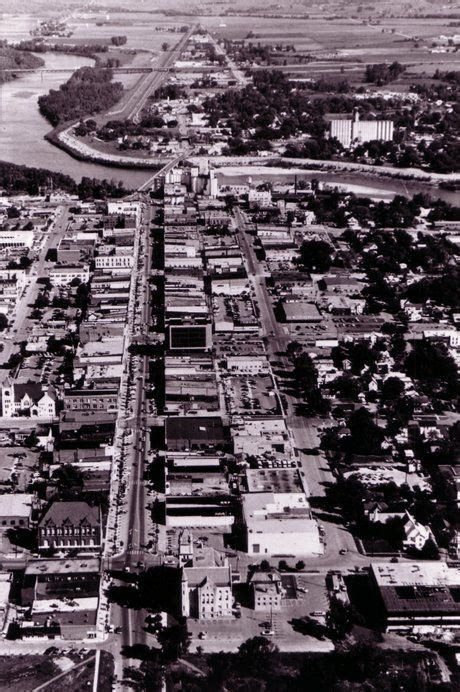 Aerial View Of Downtown Lawrence On September 20 1975 Photo Aerial