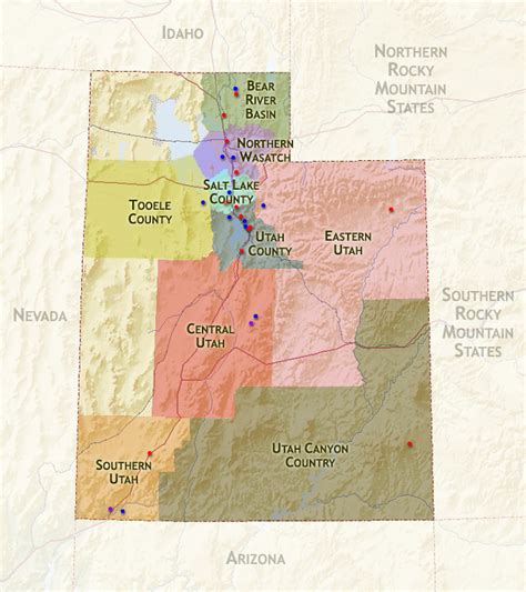 Lds Temples In Utah Map Map