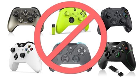 Xbox Blocking The Use Of Unofficial Accessories Including Controllers