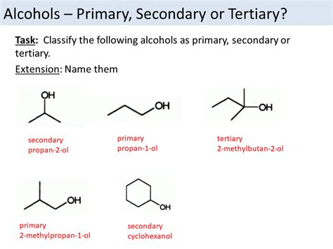 Properties Of Alcohols As Chemistry Ocr Teaching Resources