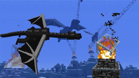 Ender Dragon Spawner And End Crystal Schematics Minecraft Map