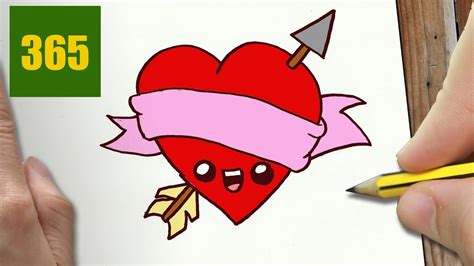 Coloriage coeur les beaux dessins de autres à imprimer et. COMMENT DESSINER COEUR D'AMOUR KAWAII ÉTAPE PAR ÉTAPE - Dessins kawaii facile - YouTube