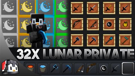 Lunar Private 32x Mcpe Pvp Texture Pack Fps Friendly