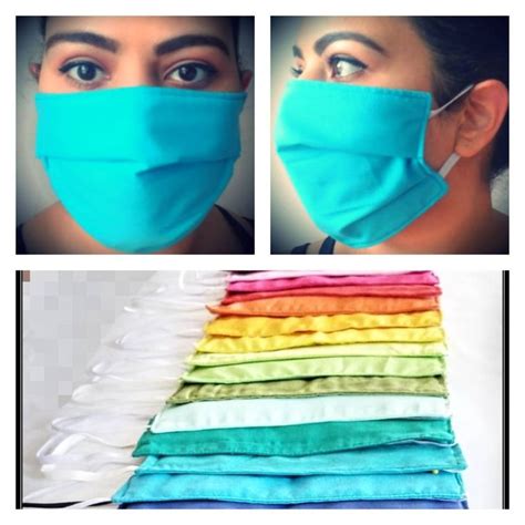Face Mask Reusable And Washable Rainbow Of Colors 3 Layer Face Mask
