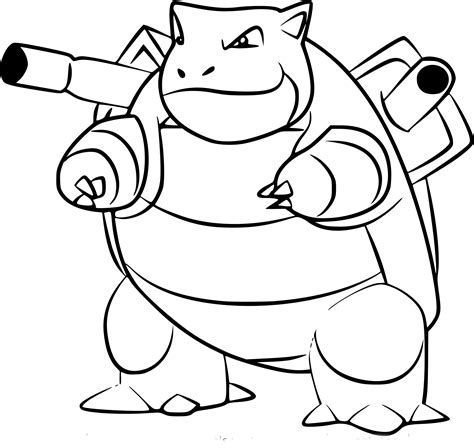 Coloriages Pokemon Tortank Sexiz Pix