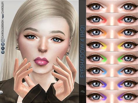 Clear Sky Eyeshadow For The Sims 4 In 2021 Sims 4 Sims Eyeshadow