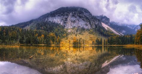 2048x1316 Chile Lake Trees Fall Mountain Forest Water Nature