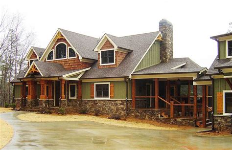 Exclusive Mountain Craftsman Home Plan 92368mx Architectural