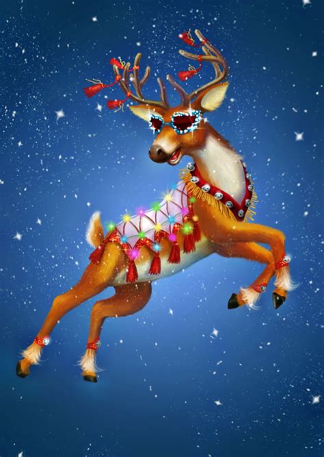 Christmas Reindeer Wallpapers High Quality Download Free