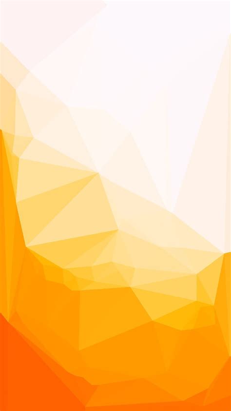 84 Background Orange Polygonal Myweb