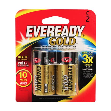 Eveready Gold C Batteries 2 Pk