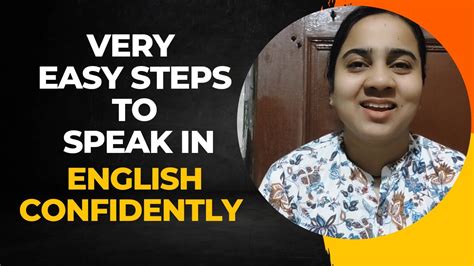 Easy Steps To Speak In English Fluently And Confidently English