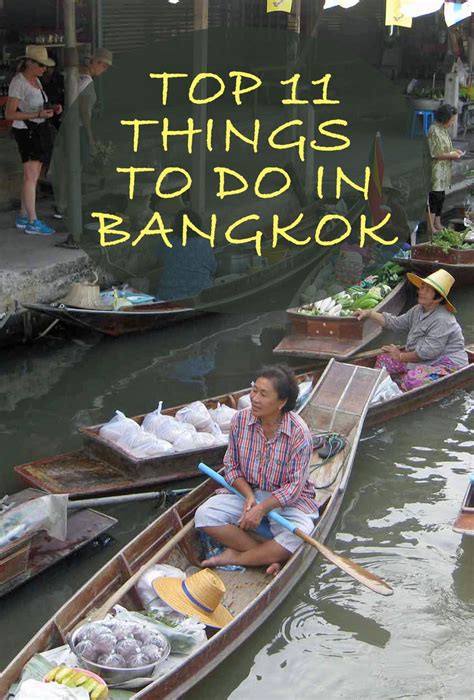 Top 11 Things To Do In Bangkok Thailand Travel Bangkok