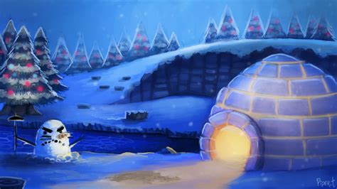 DAY 125. Animal Crossing - Winter (35 Minutes) by Cryptid ...