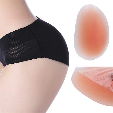Silicone Buttocks Pads Padded Pants Bum Butt Hip Fake Enhancer