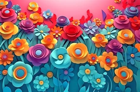 Premium Ai Image Flowers Wallpaper