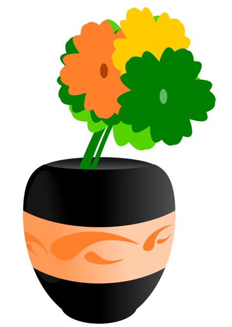 Pin the clipart you like. Flowers In A Vase Clipart | Clipart Panda - Free Clipart ...