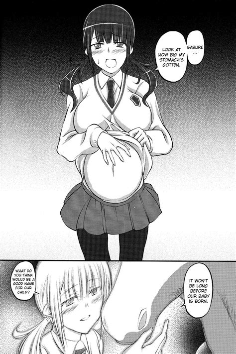 Reading Getting Pregnant And Giving Birth Doujinshi