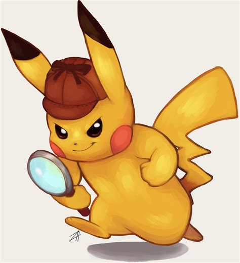 The Great Detective Pikachu By Sushirolled On Deviantart
