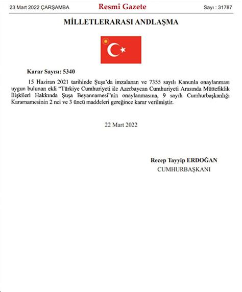 Şuşa Beyannamesi nedir içeriğinde neler var Türkiye ile Azerbaycan