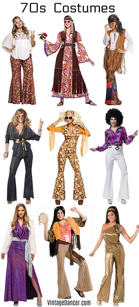 70s Costumes Disco Costumes Hippie Outfits