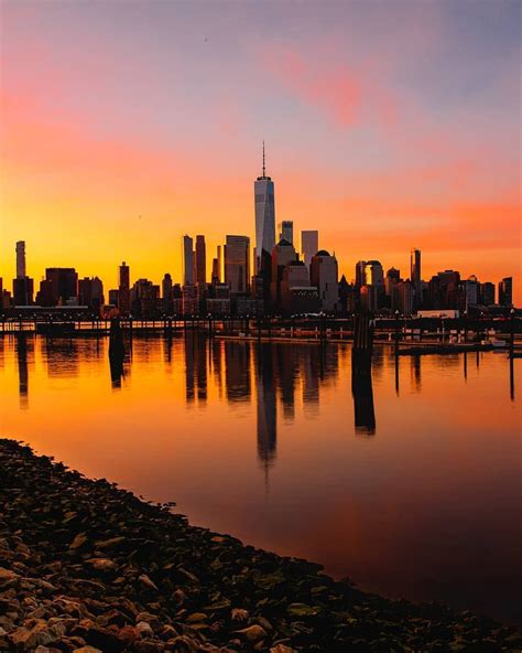 Newyork Sunset Photography Newyorkcity Manhattan