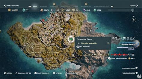 Islas De Hefesto En Assasin S Creed Odyssey Todas Las Ubicaciones