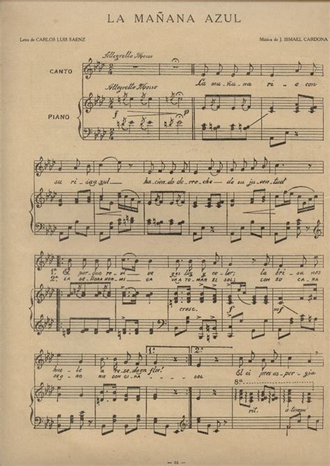 El significado histórico y patriótico de los símbolos y atributos, de esta nación, expresa las características, raíces y costumbre de su pueblo. La canción del niño, La fuente, Mi hermanito, La mañana azul, La mariposa, Las olominas ...