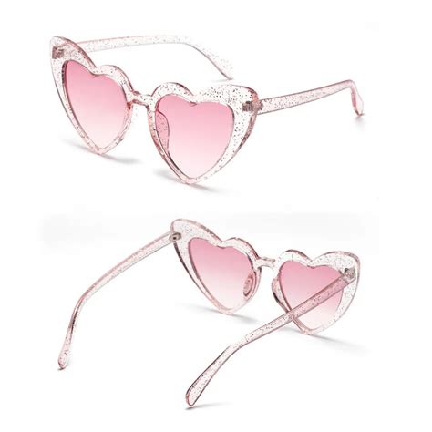 Love Heart Shaped Sunglasses Heart Shaped Sunglasses Fashion Eye Glasses Sunglasses