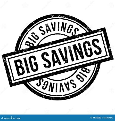 Big Savings rubber stamp stock illustration. Illustration of stamp