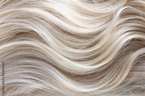 Female Blonde Curly Hair Texture Stock 사진 Adobe Stock