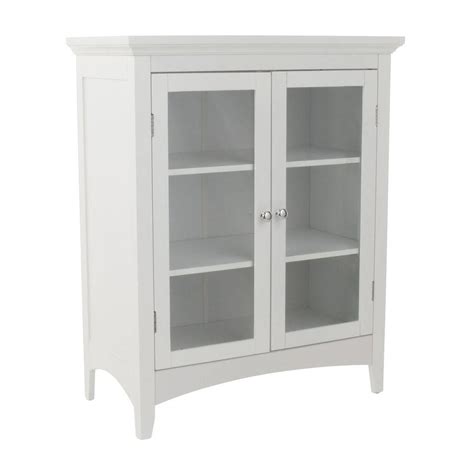 With 1 fixed shelf, its gloss white interior and mirrored doors will reflect light creating a. Elegant Home Fashions Wilshire 26 in. W x 32 in. H x 13 in ...