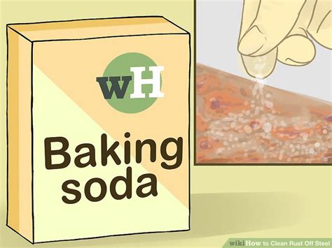Some stains are tougher than others, but 15 to 30 minutes should work just fine. 4 Ways to Clean Rust Off Steel - wikiHow