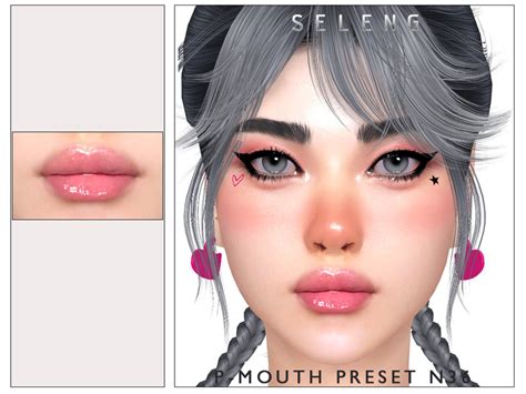 P Mouth Preset N36 Patreon The Sims 4 Catalog