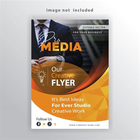 Corporate Editable Flyer Template Masterbundles