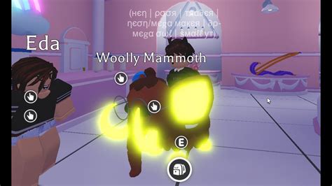 Making A Mega Neon Woolly Mammoth Roblox Adopt Me Youtube
