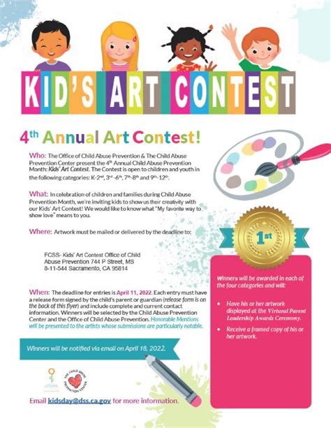 Kids Art Contest Community Support Network Of Nevada County