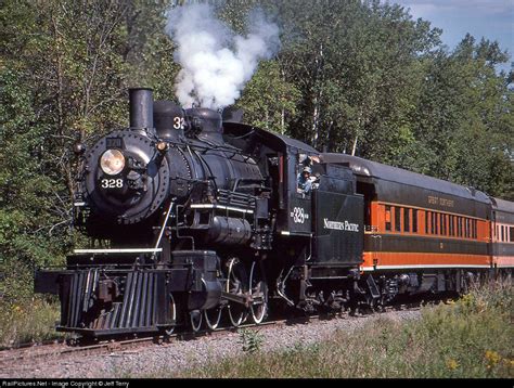 Np 328 Northern Pacific Railway Steam 4 6 0 At Copas Minnesota By Jeff
