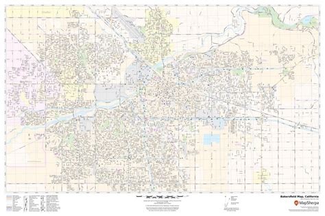 Bakersfield Map California
